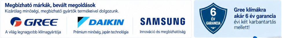 Gree, Daikin és Samsung klímamárkák, Gree garancia