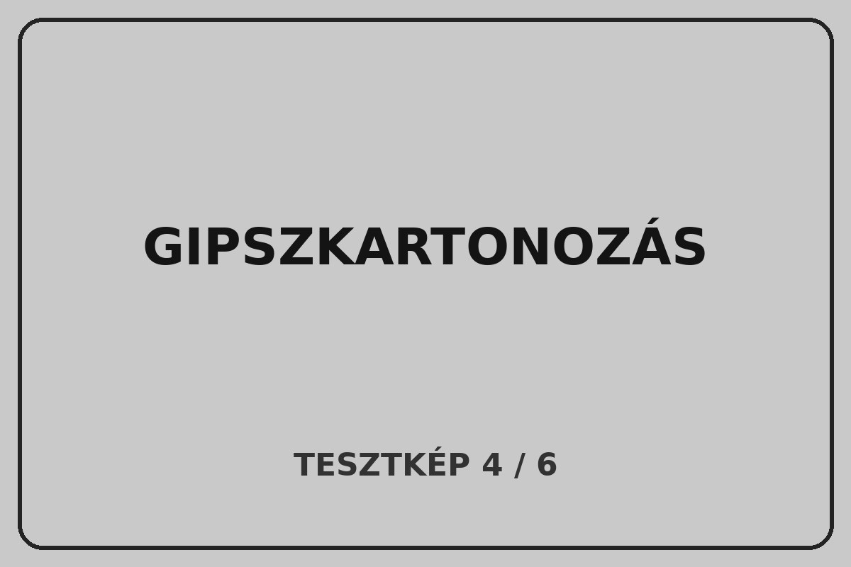 Gipszkarton referencia